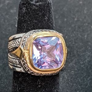 18k GE gold costume ring